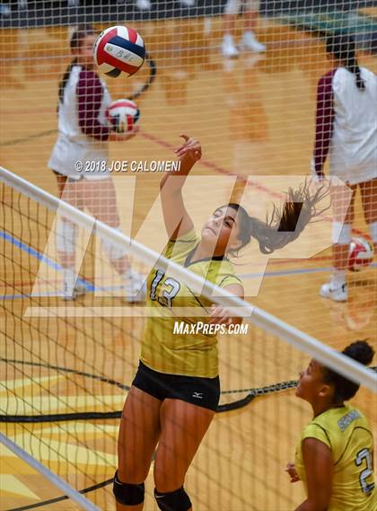 Thumbnail 3 in Brennan vs Roosevelt [Theodore] (NEISD Volleyball Tournament) photogallery.