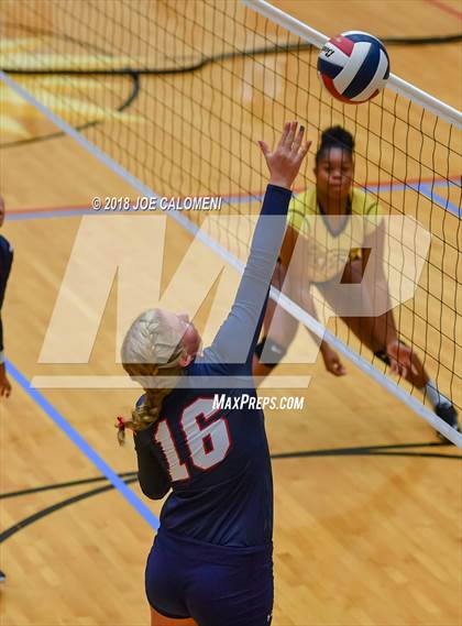 Thumbnail 3 in Brennan vs Roosevelt [Theodore] (NEISD Volleyball Tournament) photogallery.