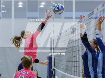 Thumbnail 2 in North Cobb Christian vs. Mt. Bethel Christian Academy (Lovett Block Party) photogallery.
