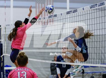 Thumbnail 1 in North Cobb Christian vs. Mt. Bethel Christian Academy (Lovett Block Party) photogallery.