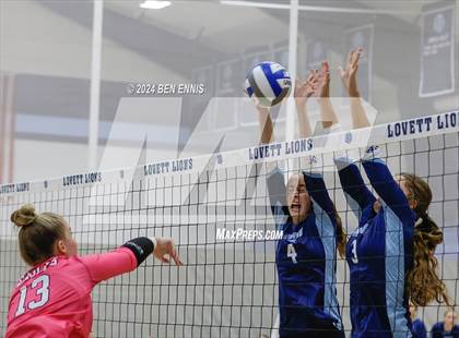 Thumbnail 1 in North Cobb Christian vs. Mt. Bethel Christian Academy (Lovett Block Party) photogallery.
