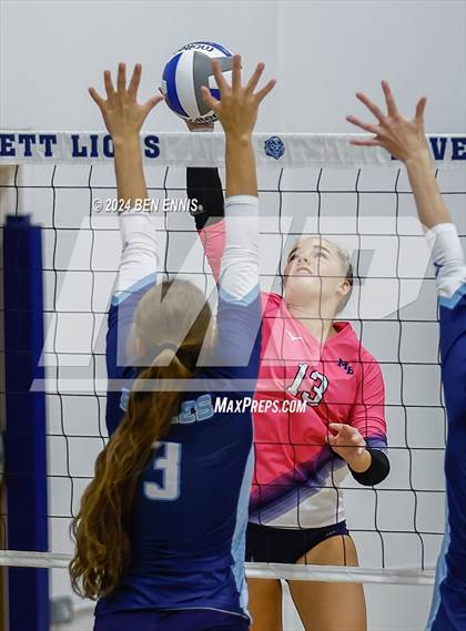 Thumbnail 2 in North Cobb Christian vs. Mt. Bethel Christian Academy (Lovett Block Party) photogallery.