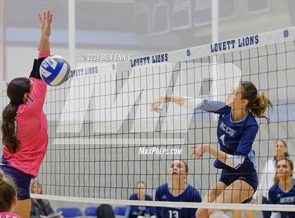 Thumbnail 3 in North Cobb Christian vs. Mt. Bethel Christian Academy (Lovett Block Party) photogallery.