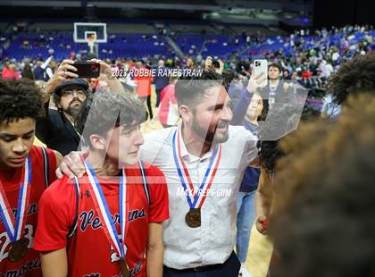 Thumbnail 1 in Kimball vs. Veterans Memorial (UIL 5A Basketball State Semifinal Medal Ceremony) photogallery.