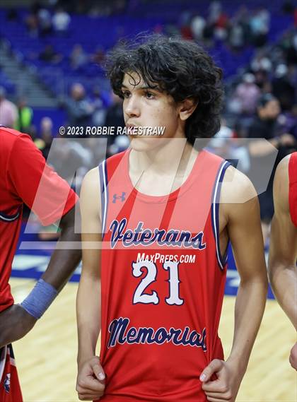 Thumbnail 3 in Kimball vs. Veterans Memorial (UIL 5A Basketball State Semifinal Medal Ceremony) photogallery.