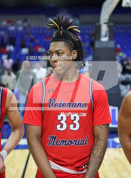 Thumbnail 2 in Kimball vs. Veterans Memorial (UIL 5A Basketball State Semifinal Medal Ceremony) photogallery.