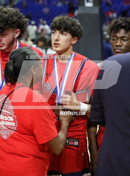 Thumbnail 3 in Kimball vs. Veterans Memorial (UIL 5A Basketball State Semifinal Medal Ceremony) photogallery.
