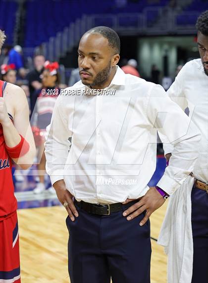 Thumbnail 2 in Kimball vs. Veterans Memorial (UIL 5A Basketball State Semifinal Medal Ceremony) photogallery.