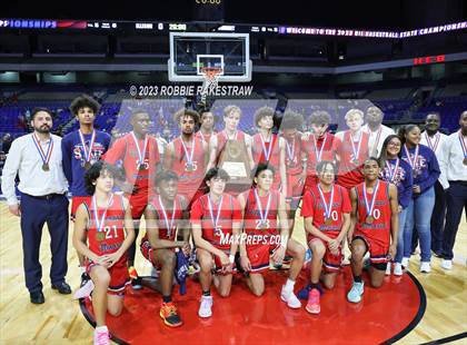 Thumbnail 2 in Kimball vs. Veterans Memorial (UIL 5A Basketball State Semifinal Medal Ceremony) photogallery.