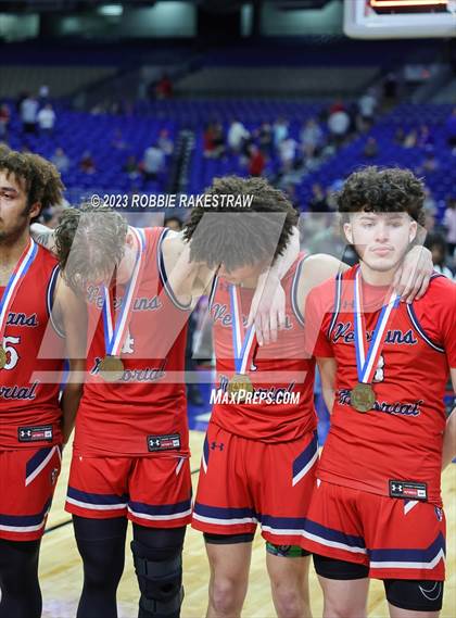 Thumbnail 2 in Kimball vs. Veterans Memorial (UIL 5A Basketball State Semifinal Medal Ceremony) photogallery.