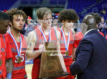 Thumbnail 2 in Kimball vs. Veterans Memorial (UIL 5A Basketball State Semifinal Medal Ceremony) photogallery.
