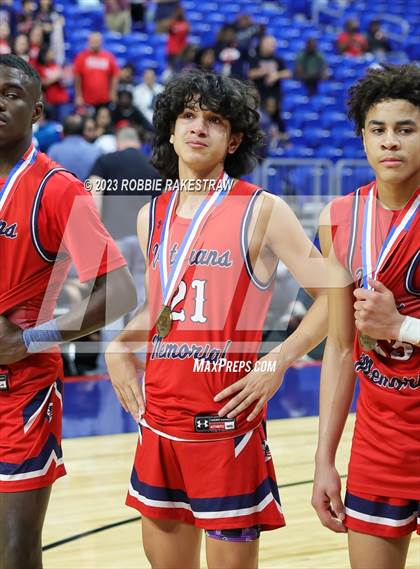 Thumbnail 1 in Kimball vs. Veterans Memorial (UIL 5A Basketball State Semifinal Medal Ceremony) photogallery.