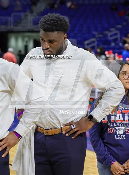 Thumbnail 3 in Kimball vs. Veterans Memorial (UIL 5A Basketball State Semifinal Medal Ceremony) photogallery.