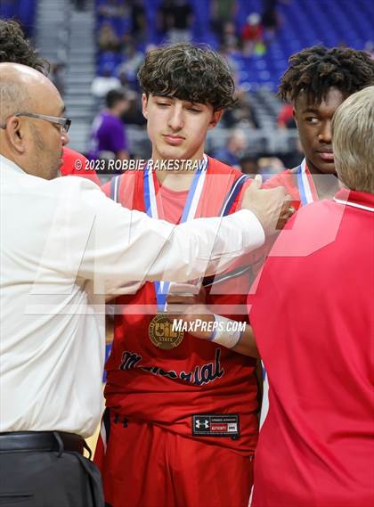Thumbnail 3 in Kimball vs. Veterans Memorial (UIL 5A Basketball State Semifinal Medal Ceremony) photogallery.
