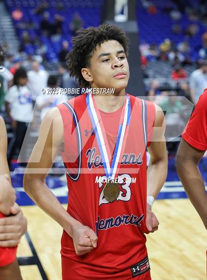 Thumbnail 3 in Kimball vs. Veterans Memorial (UIL 5A Basketball State Semifinal Medal Ceremony) photogallery.