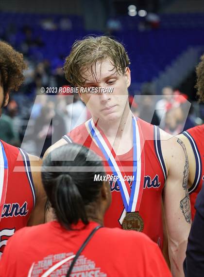 Thumbnail 1 in Kimball vs. Veterans Memorial (UIL 5A Basketball State Semifinal Medal Ceremony) photogallery.