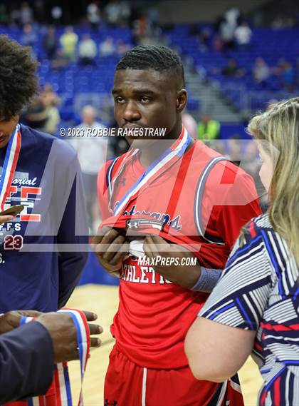 Thumbnail 2 in Kimball vs. Veterans Memorial (UIL 5A Basketball State Semifinal Medal Ceremony) photogallery.