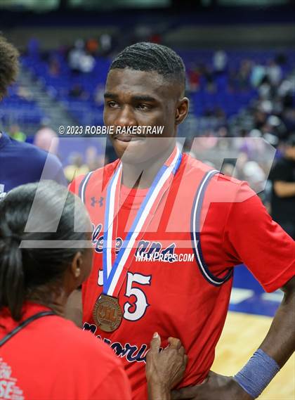 Thumbnail 2 in Kimball vs. Veterans Memorial (UIL 5A Basketball State Semifinal Medal Ceremony) photogallery.