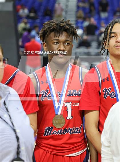 Thumbnail 3 in Kimball vs. Veterans Memorial (UIL 5A Basketball State Semifinal Medal Ceremony) photogallery.
