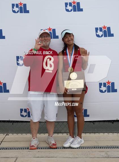 Thumbnail 2 in UIL 6A Tennis Finals (Medals) photogallery.