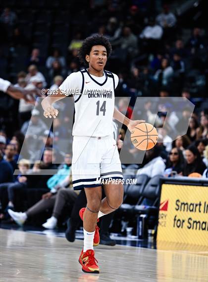 Thumbnail 2 in Brentwood School vs Campbell Hall (Trinity-Mission League Show @ Intuit Dome) photogallery.