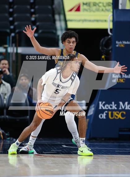Thumbnail 3 in Brentwood School vs Campbell Hall (Trinity-Mission League Show @ Intuit Dome) photogallery.