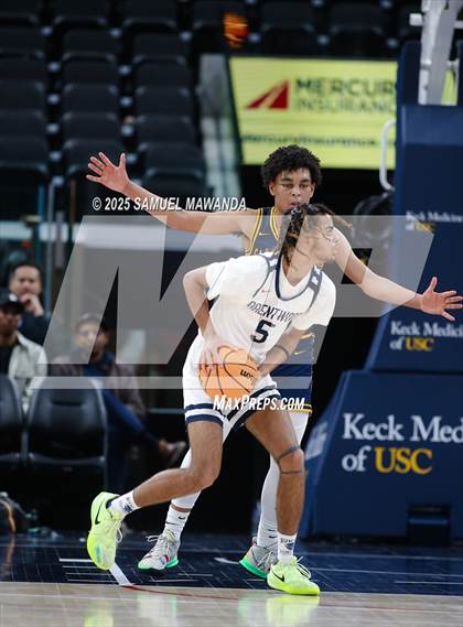 Thumbnail 1 in Brentwood School vs Campbell Hall (Trinity-Mission League Show @ Intuit Dome) photogallery.