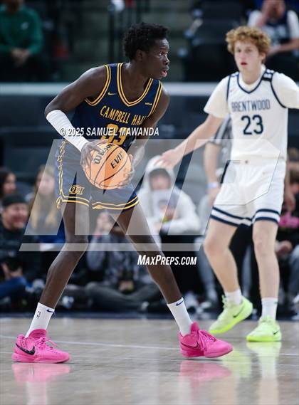 Thumbnail 3 in Brentwood School vs Campbell Hall (Trinity-Mission League Show @ Intuit Dome) photogallery.