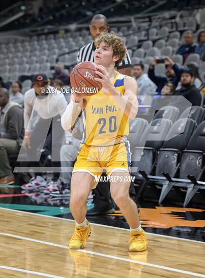 Thumbnail 1 in Brennan vs John Paul II (Spurs High School Showcase) photogallery.