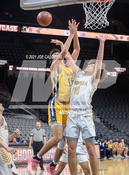 Thumbnail 1 in Brennan vs John Paul II (Spurs High School Showcase) photogallery.
