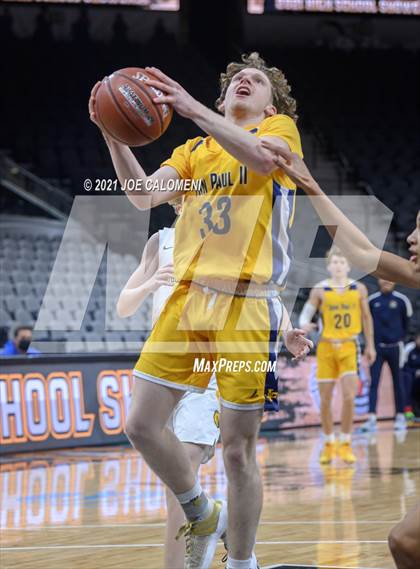 Thumbnail 1 in Brennan vs John Paul II (Spurs High School Showcase) photogallery.