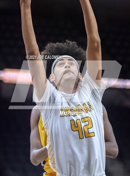 Thumbnail 1 in Brennan vs John Paul II (Spurs High School Showcase) photogallery.