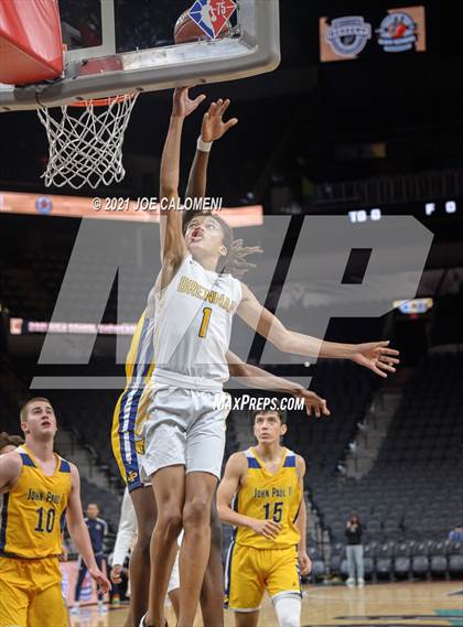Thumbnail 1 in Brennan vs John Paul II (Spurs High School Showcase) photogallery.