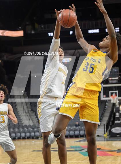 Thumbnail 2 in Brennan vs John Paul II (Spurs High School Showcase) photogallery.
