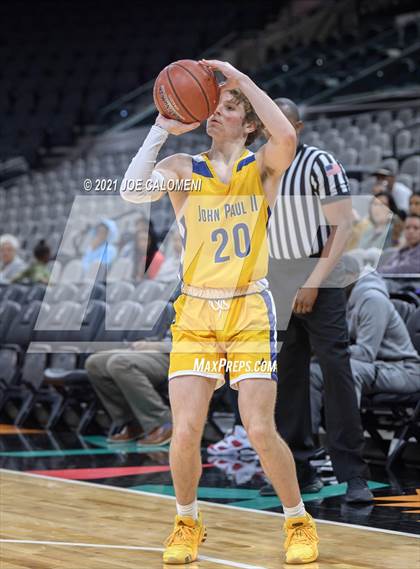 Thumbnail 1 in Brennan vs John Paul II (Spurs High School Showcase) photogallery.