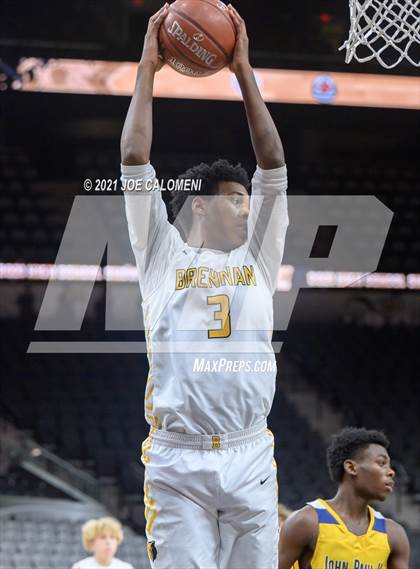 Thumbnail 1 in Brennan vs John Paul II (Spurs High School Showcase) photogallery.