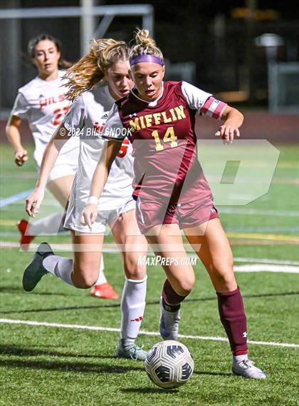 Thumbnail 1 in Wilson @ Governor Mifflin (PIAA District 3 First Round) photogallery.