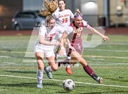 Thumbnail 2 in Wilson @ Governor Mifflin (PIAA District 3 First Round) photogallery.