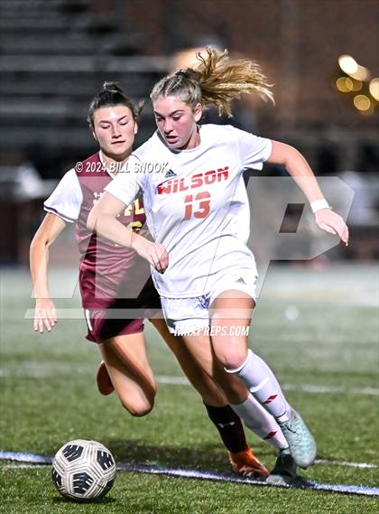 Thumbnail 3 in Wilson @ Governor Mifflin (PIAA District 3 First Round) photogallery.