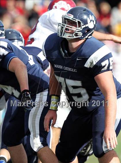 Thumbnail 3 in San Rafael vs. Marin Catholic (CIF NCS D3 Playoffs) photogallery.