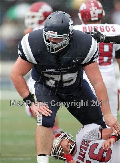 Thumbnail 2 in San Rafael vs. Marin Catholic (CIF NCS D3 Playoffs) photogallery.