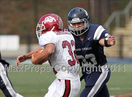 Thumbnail 3 in San Rafael vs. Marin Catholic (CIF NCS D3 Playoffs) photogallery.