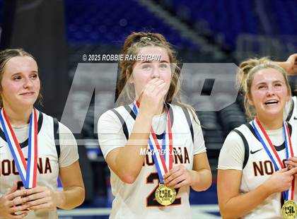 Thumbnail 3 in Nocona vs. San Saba (UIL 2A Basketball Division I Final Medal Ceremony) photogallery.