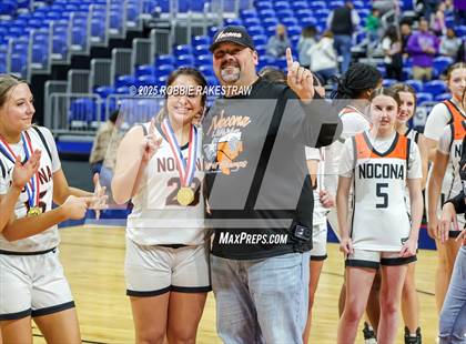 Thumbnail 3 in Nocona vs. San Saba (UIL 2A Basketball Division I Final Medal Ceremony) photogallery.