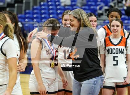 Thumbnail 2 in Nocona vs. San Saba (UIL 2A Basketball Division I Final Medal Ceremony) photogallery.