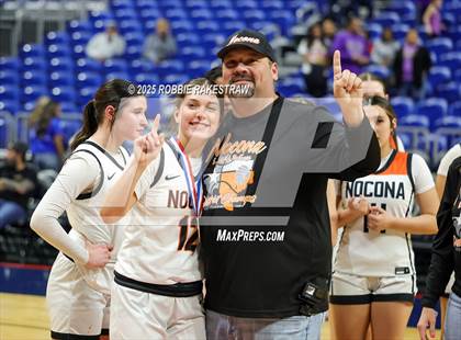 Thumbnail 2 in Nocona vs. San Saba (UIL 2A Basketball Division I Final Medal Ceremony) photogallery.