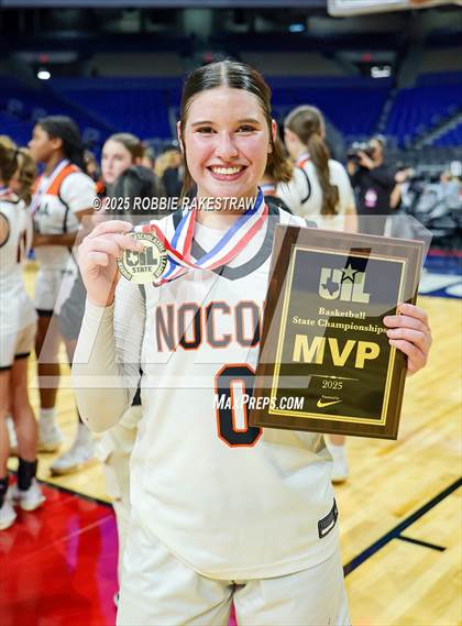 Thumbnail 1 in Nocona vs. San Saba (UIL 2A Basketball Division I Final Medal Ceremony) photogallery.