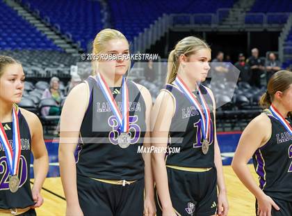 Thumbnail 3 in Nocona vs. San Saba (UIL 2A Basketball Division I Final Medal Ceremony) photogallery.