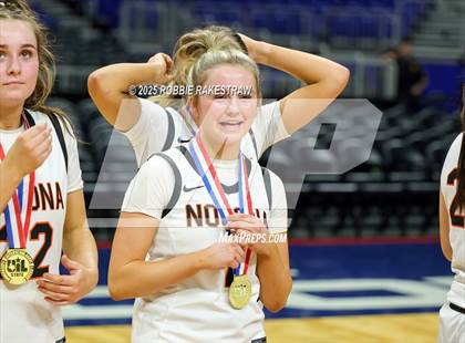 Thumbnail 1 in Nocona vs. San Saba (UIL 2A Basketball Division I Final Medal Ceremony) photogallery.
