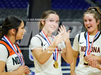 Thumbnail 1 in Nocona vs. San Saba (UIL 2A Basketball Division I Final Medal Ceremony) photogallery.